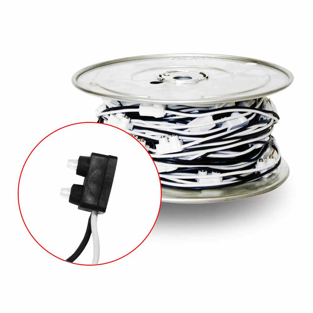 Male 2 Prong Pigtail Wire Harness with 4″ Connector Spacing – 234 Plugs