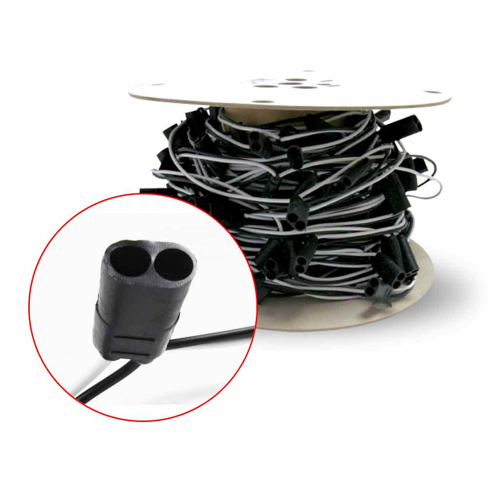 Double Female Pigtail Wire Harness with 3.75″ Connector Spacing – 234 Plugs