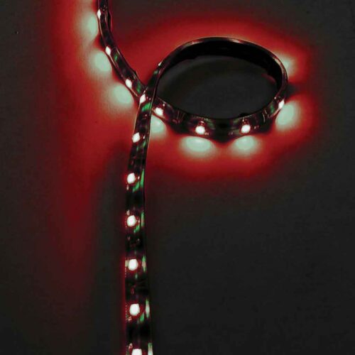 16′ Clear Red Flexible LED Roll – 18 Diodes Per Foot