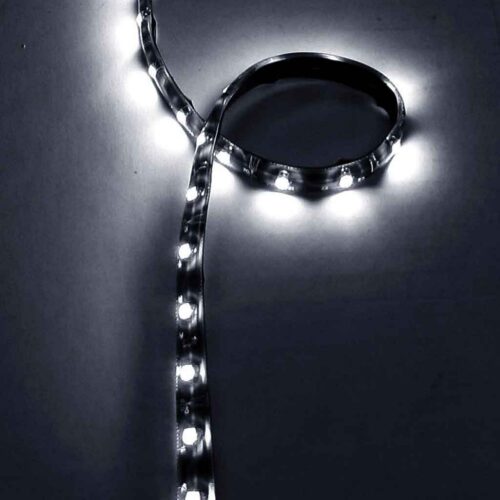 16′ Clear White Flexible LED Roll – 18 Diodes Per Foot