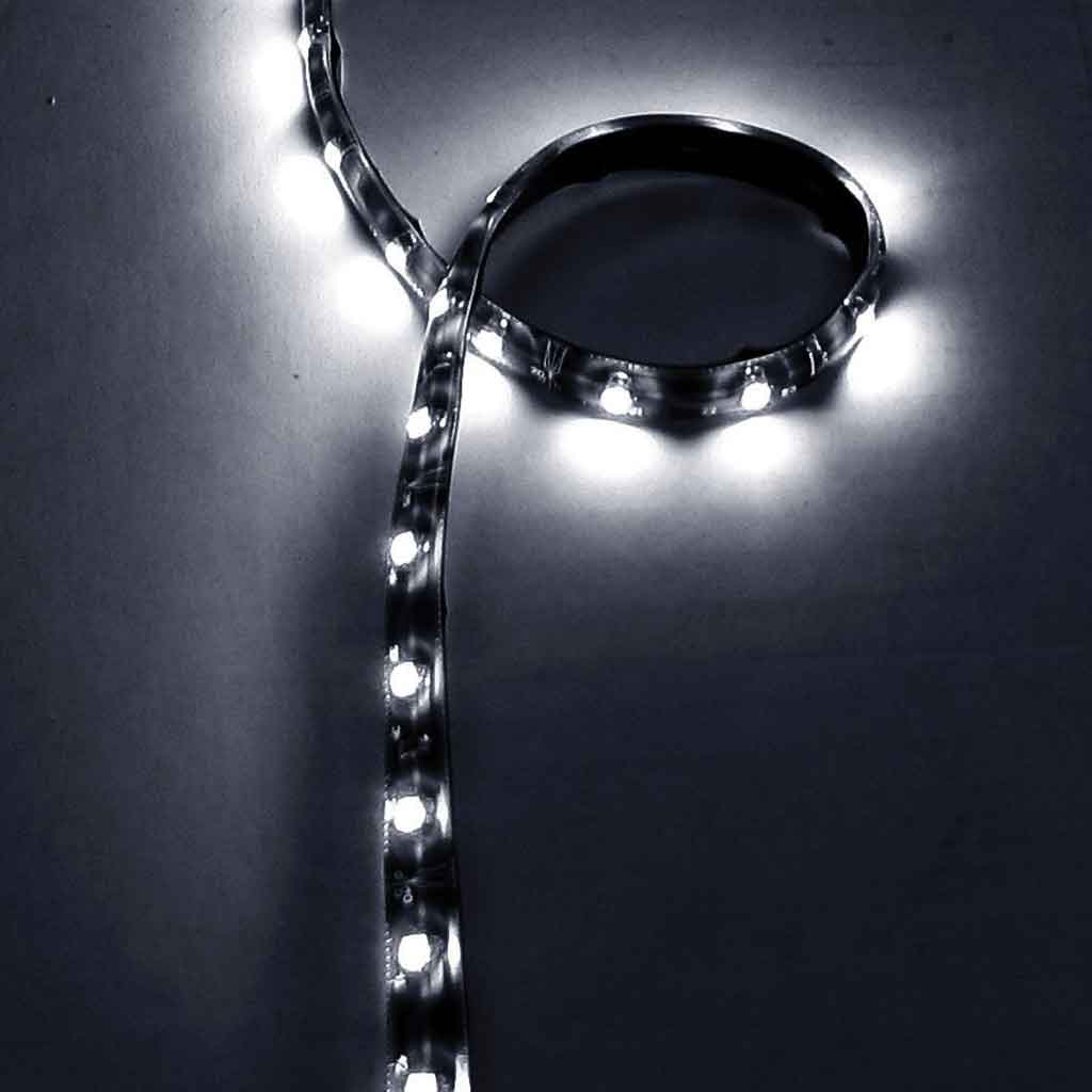 16′ Clear White Flexible LED Roll – 18 Diodes Per Foot
