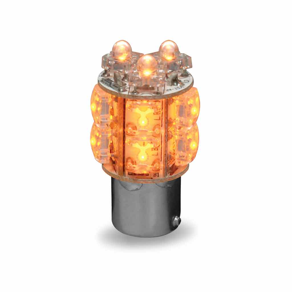 Amber Replacement LED Bulb – Single Function | 13 Diodes