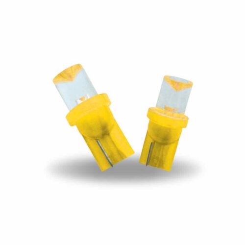 Amber 194 Replacement LED Bulbs with Lens – 1 Diode