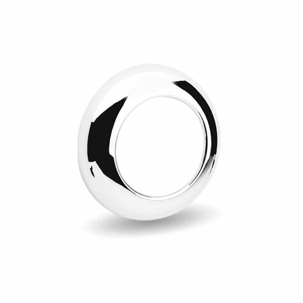 2″ Round Light Bezel – Twist On | Chrome ABS Plastic