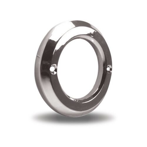 2.5″ Round Light Bezel – Screw On | Chrome ABS Plastic