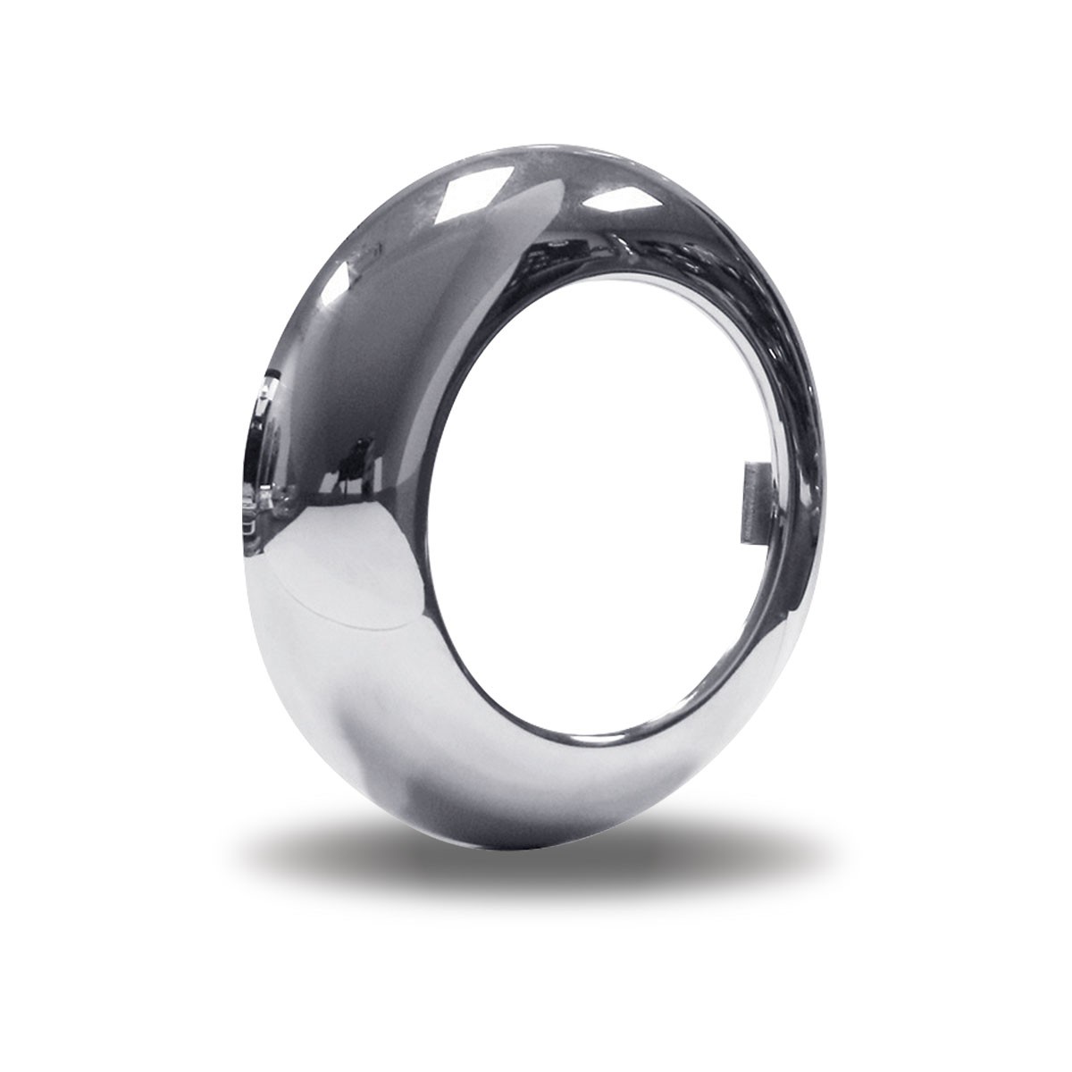 2.5″ Round Light Bezel – Twist On | Chrome ABS Plastic