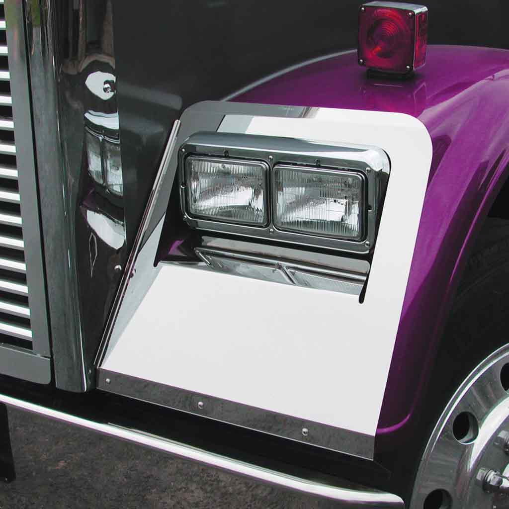 FTL. CLASSIC Short Hood Headlight Surround Fender Guards (All Years)