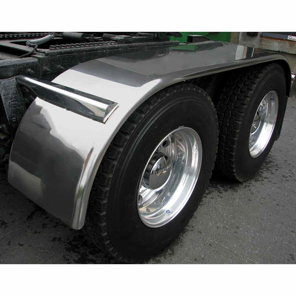 120″ Smooth Full Fenders – 16 Gauge | 430 Stainless Steel