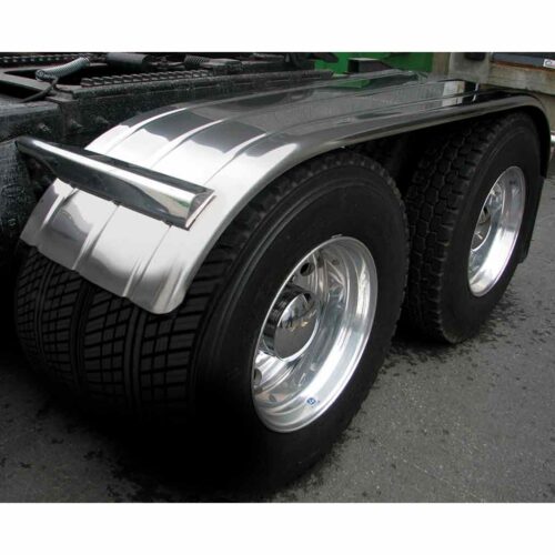 108″ 3 Ribbed Full Fenders – 16 Gauge | 430 Stainless Steel