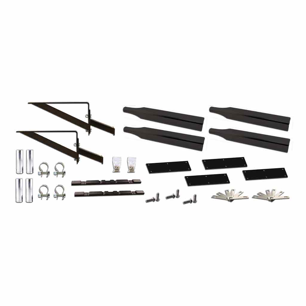 Painted Full Fender Mounting Kit – Angled Fender Brackets | Triangle Mounts