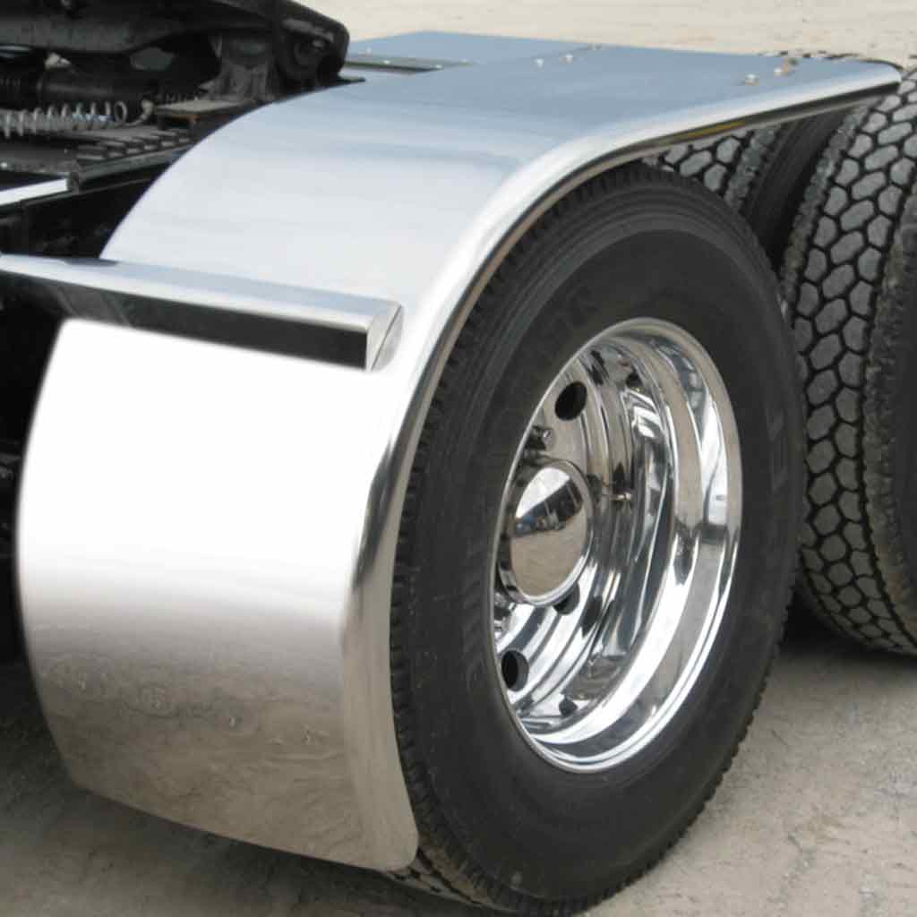 80″ Rollin’ Lo Smooth Low Profile Half Fenders – 16 Gauge | 430 Stainless Steel