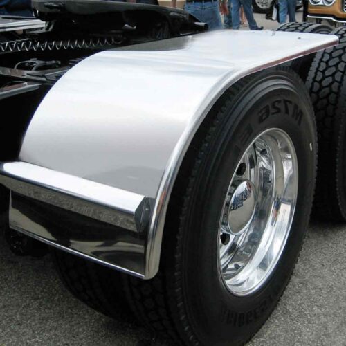 66″ Smooth Half Fenders – 16 Gauge | 430 Stainless Steel