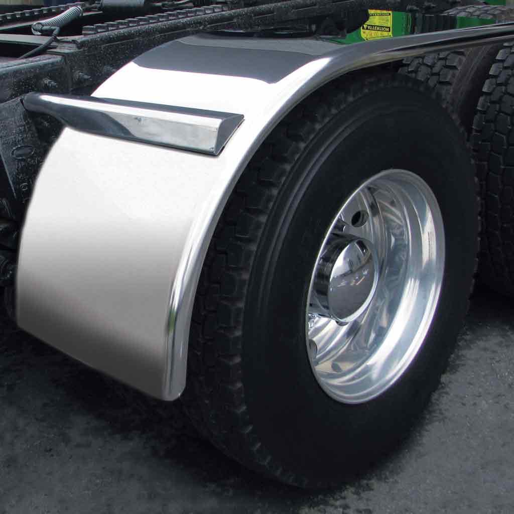 66″ Smooth Low Profile Half Fenders – 14 Gauge | 430 Stainless Steel