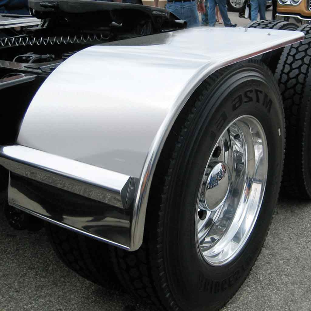 66″ Smooth Half Fenders – 14 Gauge | 430 Stainless Steel