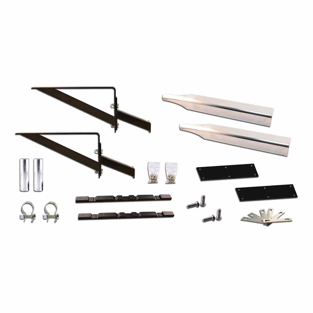 Half Fender Mounting Kit – Adjustable Fender Brackets | 12 Gauge (Heavy Duty)