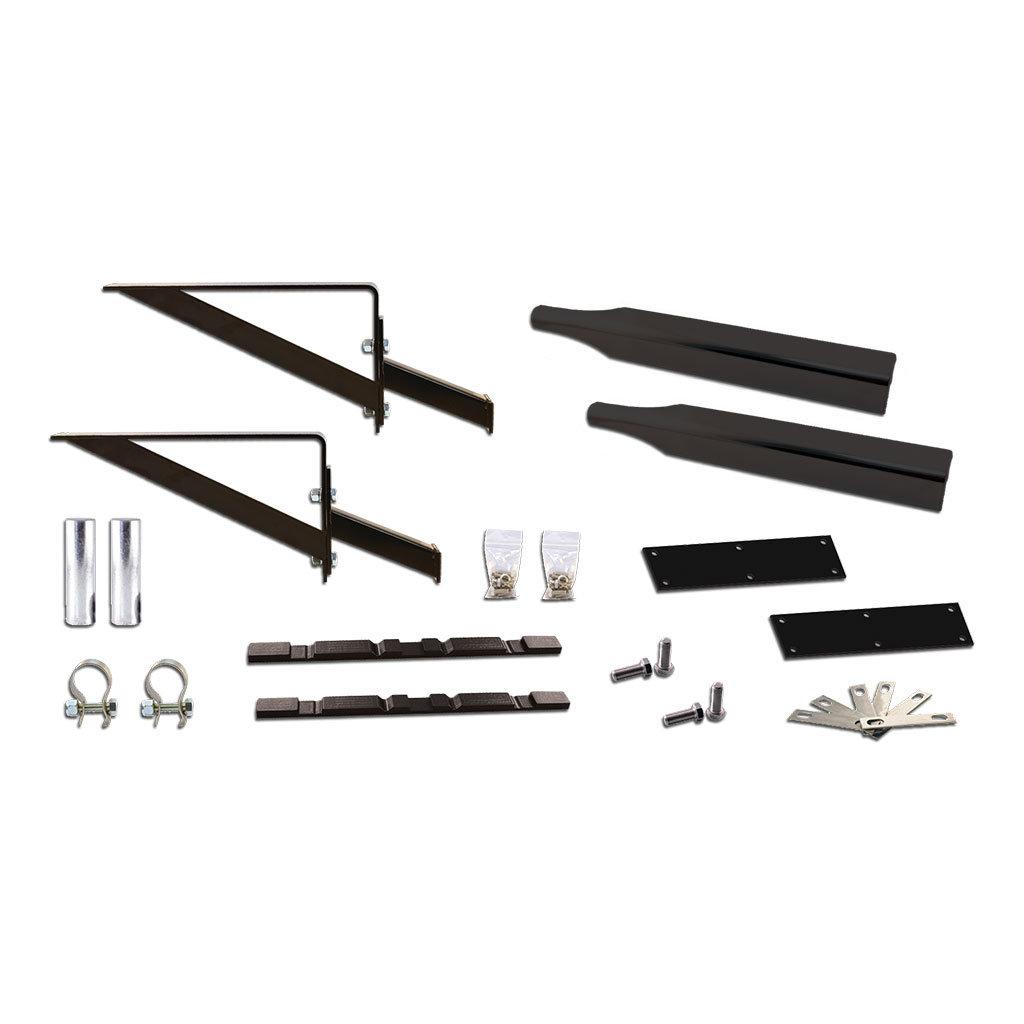 Painted Half Fender Mounting Kit – Angled Fender Brackets | Triangle Mounts
