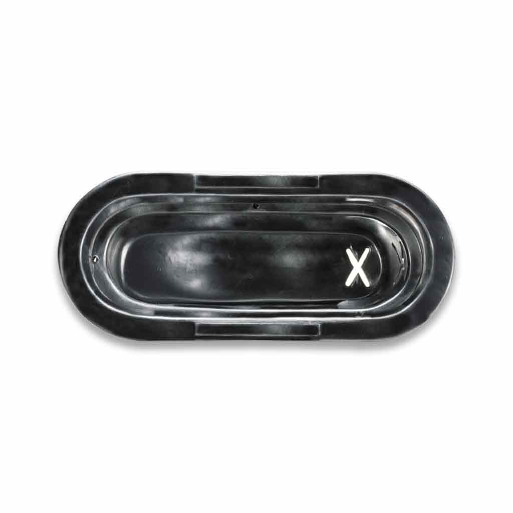 6″ Oval Grommet – Closed Back | Rubber