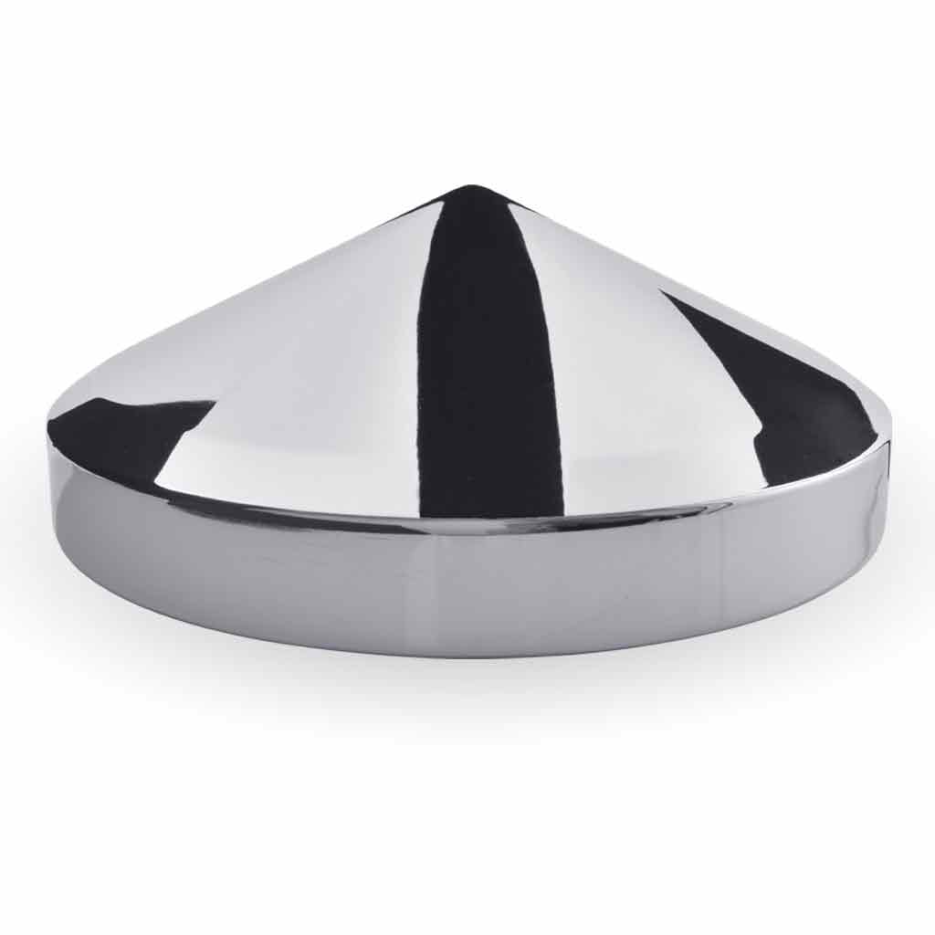 8 1/4″ I.D Pointed Rear Hubcap – Chrome Metal