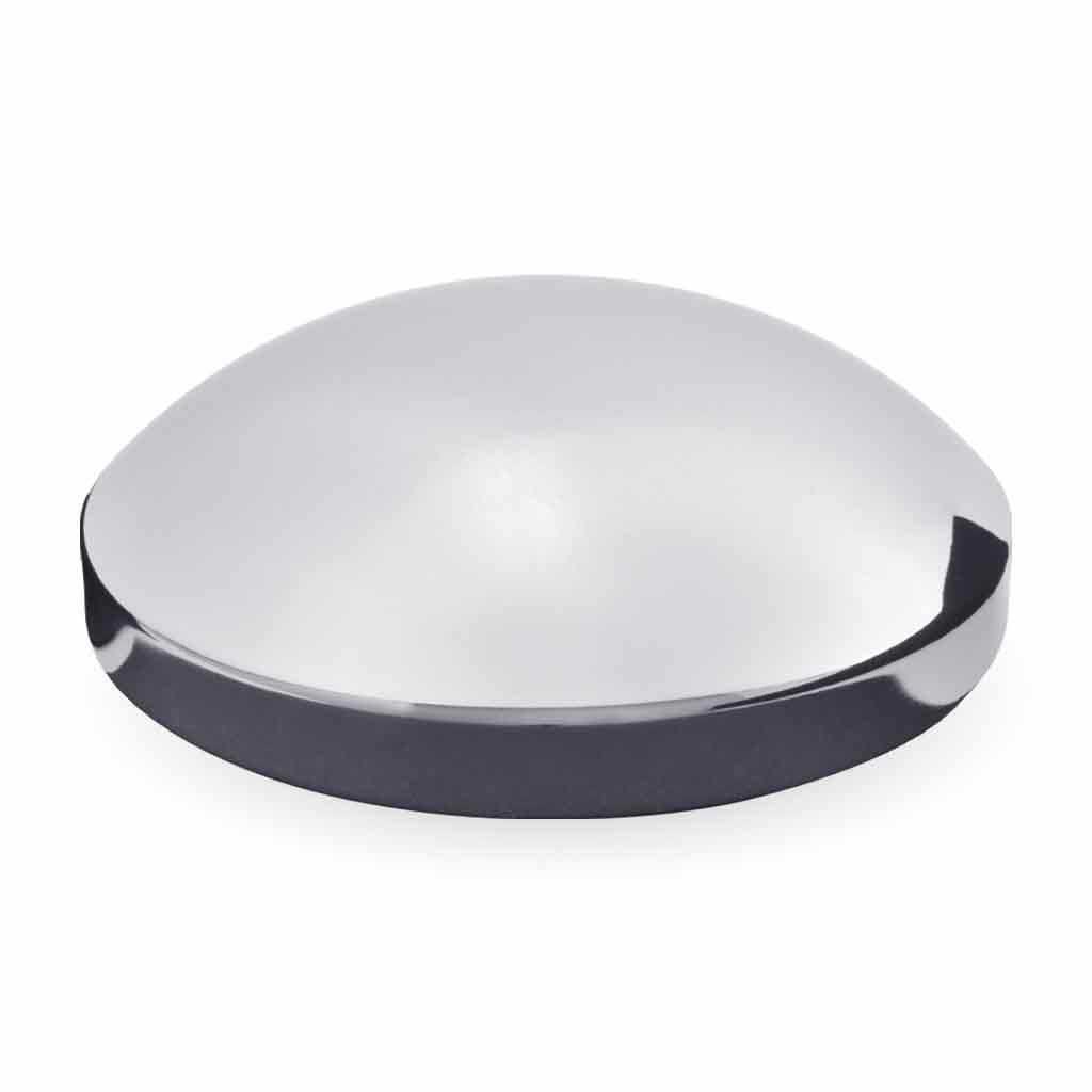 8″ I.D Dome Rear Hubcap – Chrome Metal