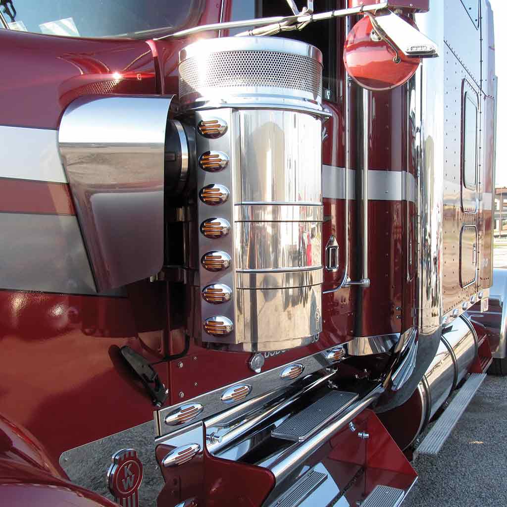 KW. W900B/L Metton Hood Air Intake Shrouds (2008+)