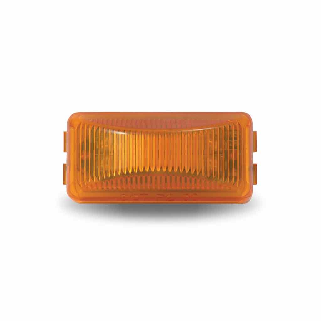 1″ x 2″ Amber Rectangular LED Marker Light – 6 Diodes