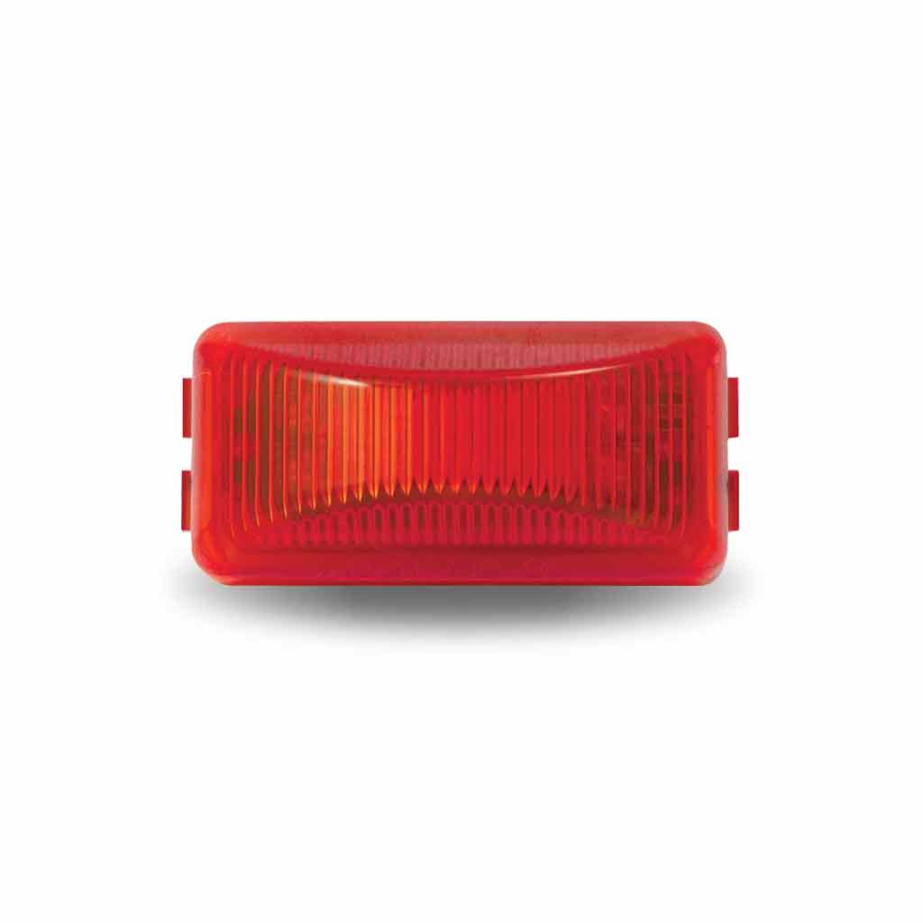 1″ x 2″ Red Rectangular LED Marker Light – 6 Diodes
