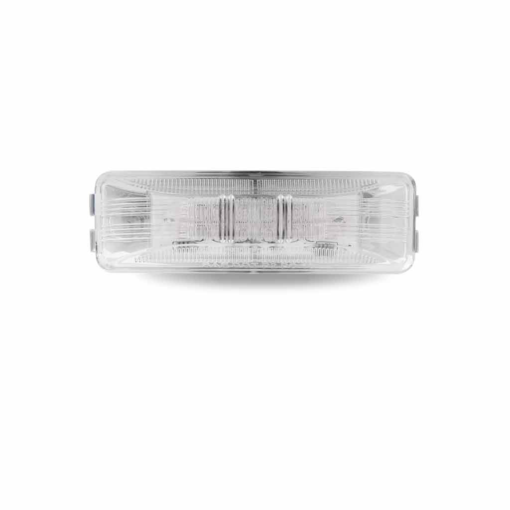 1″ x 4″ Red Clearance Marker Rectangular LED Light – 12 Diodes