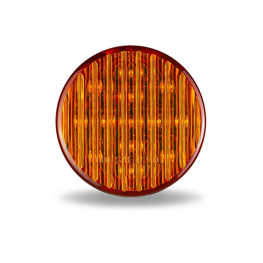 2.5″ Amber Clearance Marker Round LED Light – 13 Diodes (Poly Bag)