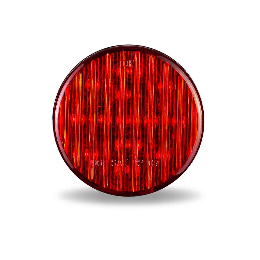 2.5″ Red Clearance Marker Round LED Light – 13 Diodes (Poly Bag)