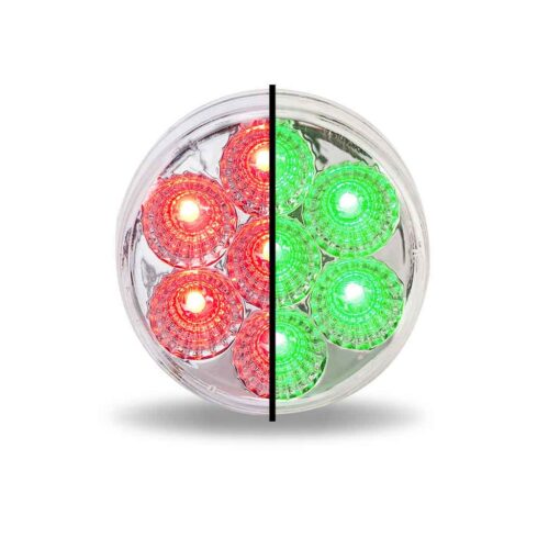 2.5″ Red Marker to Green Auxiliary Round LED Light – 7 Diodes