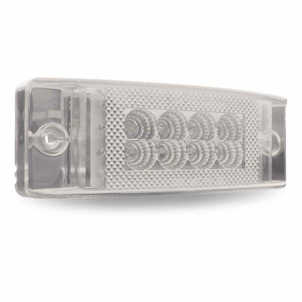 2″ x 6″ Clear Red Marker Multi-Directional LED Light – 24 Diodes