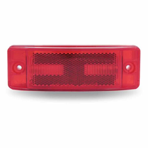2″ x 6″ Red Marker Reflectorized LED Light – 8 Diodes