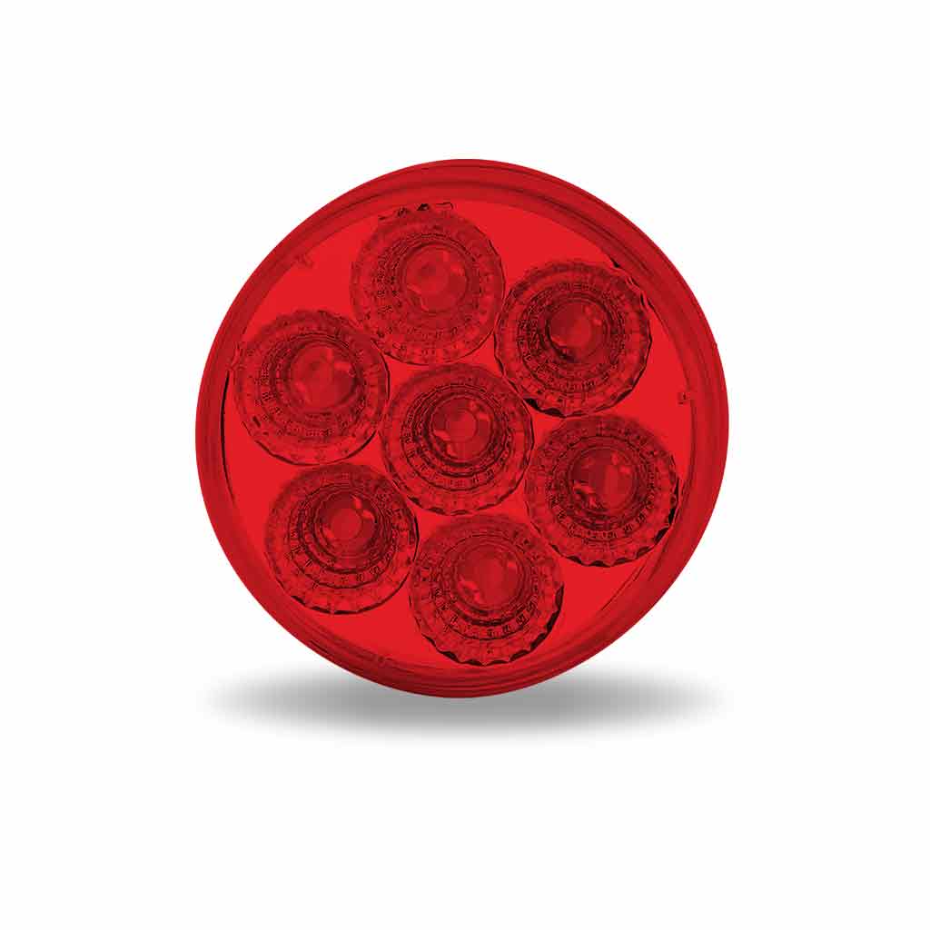 2″ Red Marker Round LED Light – 7 Diodes