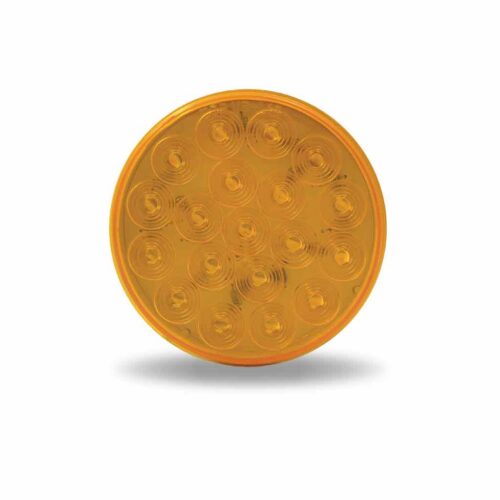 4″ Amber Turn & Marker Round LED Light – 19 Diodes