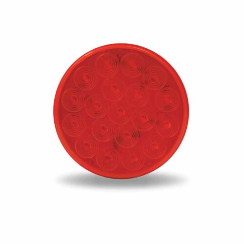 4″ Red Stop, Turn & Tail Round LED Light – 19 Diodes