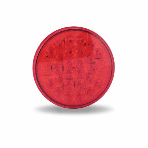 4″ Red Stop, Turn & Tail Round LED Light – 30 Diodes