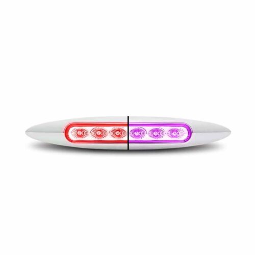 6″ Red Marker to Purple Auxiliary Slim LED Light – 6 Diodes
