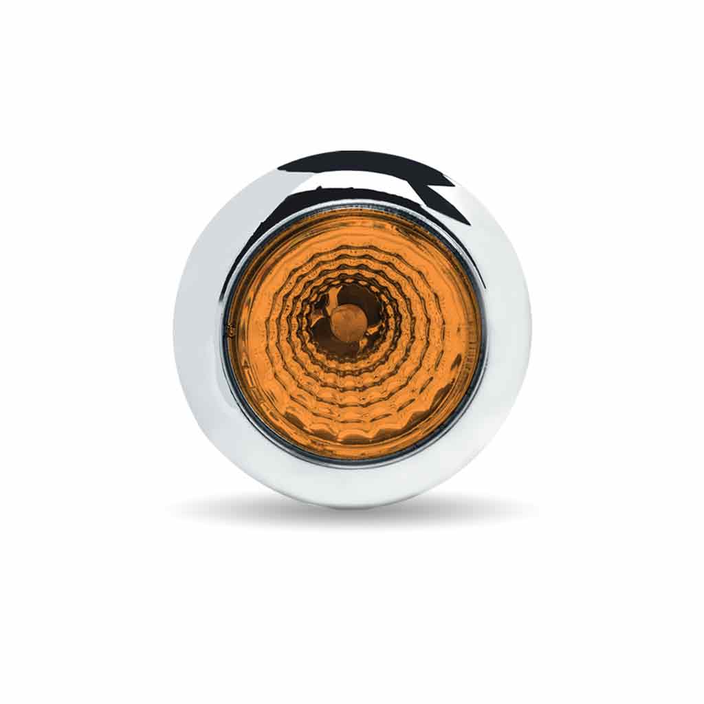 3/4″ Amber Marker Round Reflector LED Light – 1 Diode