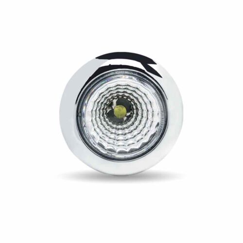 3/4″ Clear Red Marker Round LED Light – 1 Diodes