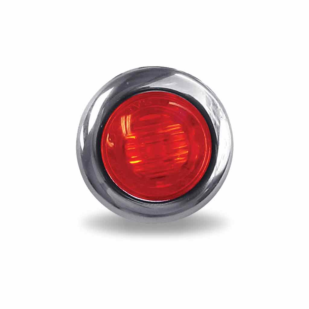 3/4″ Red Marker Round LED Light – 3 Diodes