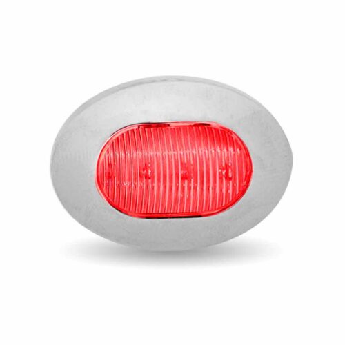 3/4″ Red Marker Oval LED Light – 2 Diodes