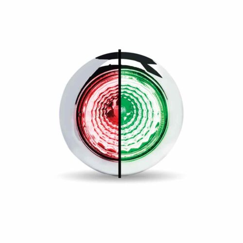 3/4″ Red Marker to Green Auxiliary Round Reflector LED Light – 1 Diode