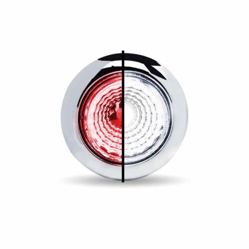 3/4″ Red Marker to White Auxiliary Round Reflector LED Light – 1 Diode