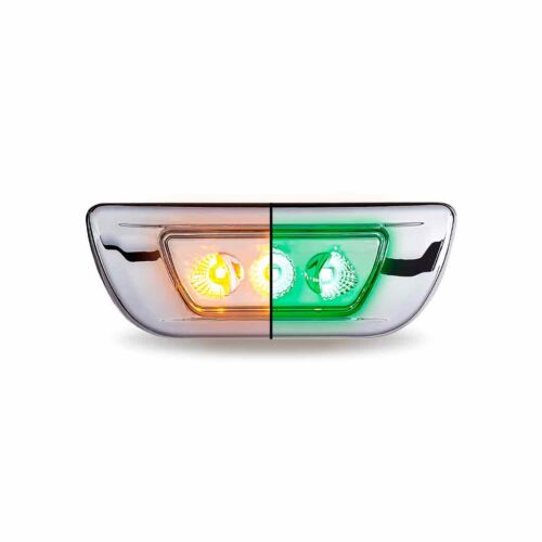 Amber Turn & Marker to Green Auxiliary Kenworth/Peterbilt LED Cab Light – 3 Diodes