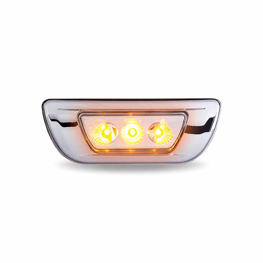 Amber Turn & Marker to Green Auxiliary Kenworth/Peterbilt LED Cab Light – 3 Diodes - Image 3