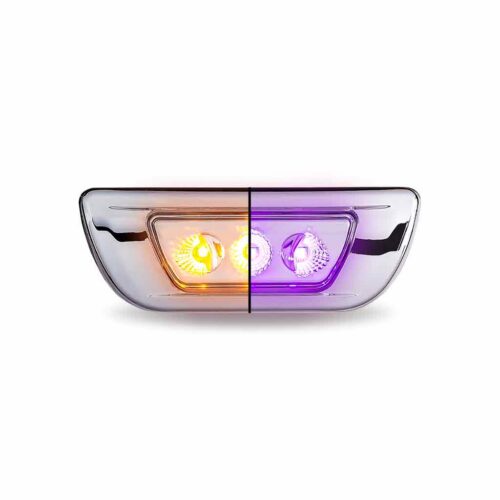 Amber Turn & Marker to Purple Auxiliary Kenworth/Peterbilt LED Cab Light – 3 Diodes