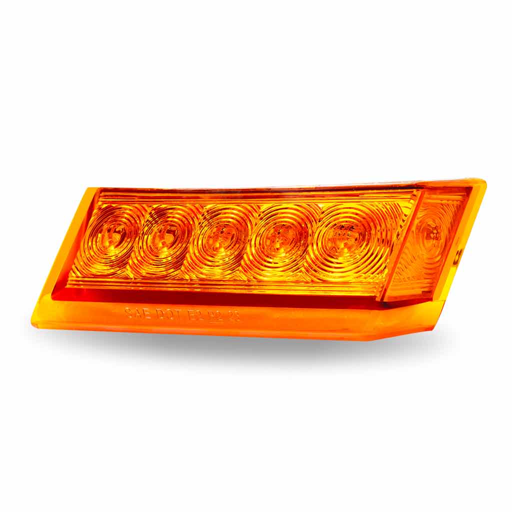 FTL. Amber Side Turn & Clearance Marker w/ Underglow LED Light – Driver | 6 Diodes