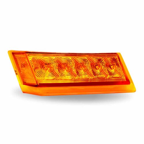 FTL. Amber Side Turn & Clearance Marker w/ Underglow LED Light – Passenger | 6 Diodes