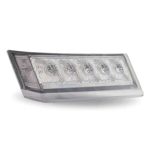 FTL. Clear Amber Side Turn & Clearance Marker w/ Underglow LED Light – Passenger | 6 Diodes