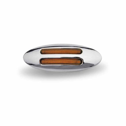 Amber Marker Mini Flatline LED Light – 8 Diodes
